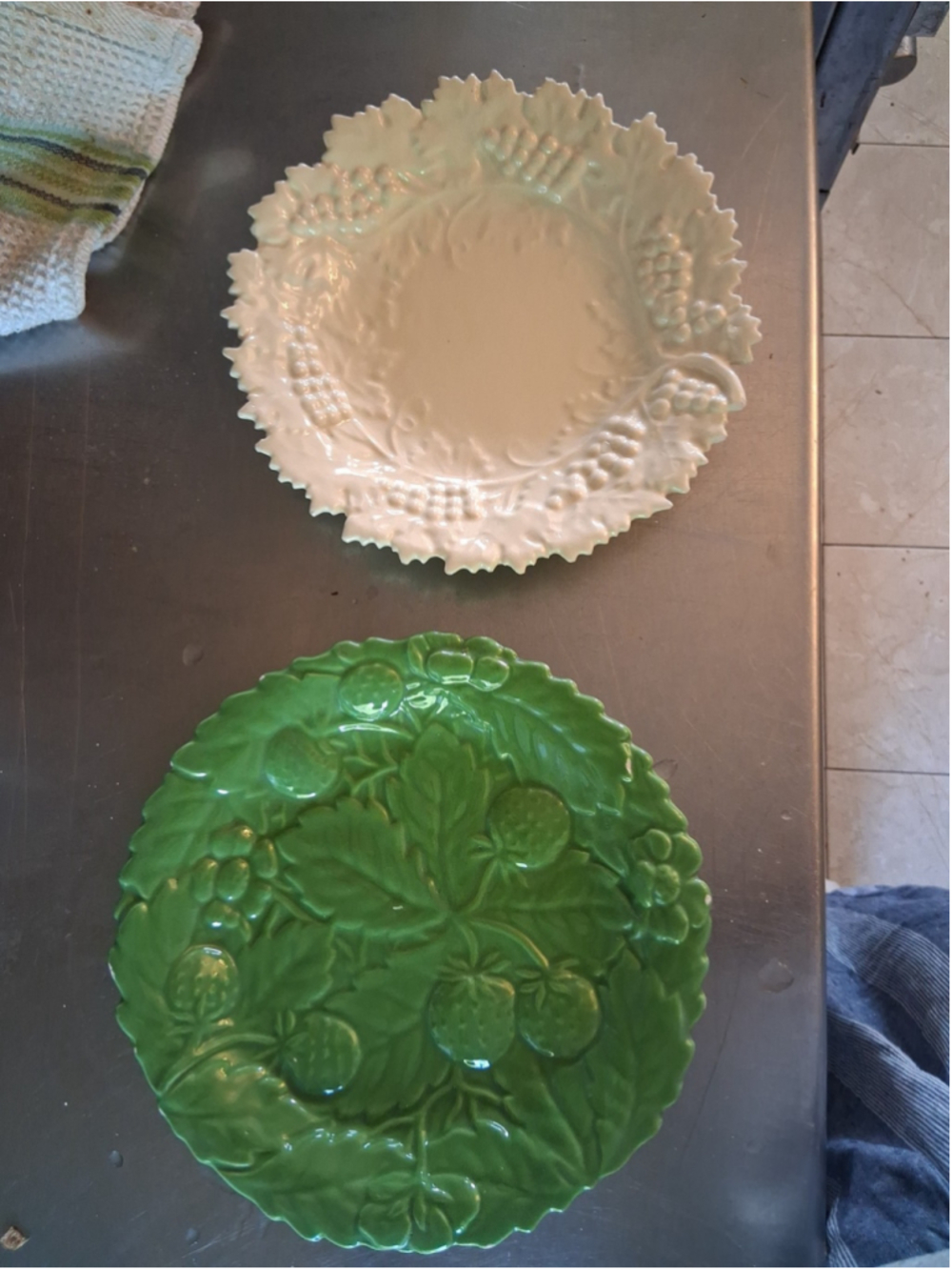 Vintage Deruta Italian Pottery Plates 8 3/4” Set Of 2 Plates Italy